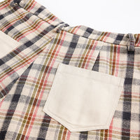 Men's Patchwork Cropped Pants – Colorblock Workwear Style Fifth-Length Pants