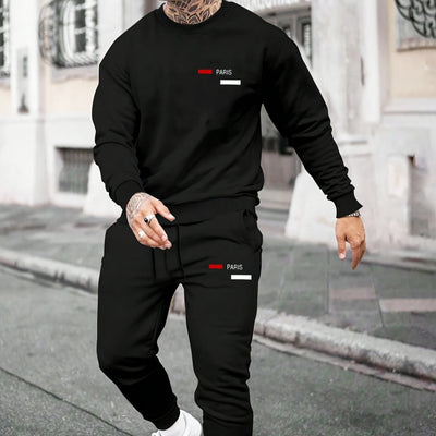 Men's Cozy Fleece Hoodie & Pants Set – Casual Loungewear