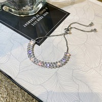 Sparkling Rhinestone Adjustable Bracelet – Dazzling Crystal Bling Jewelry for Women – Korean Fashion Jewelry