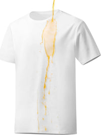 Men’s Water-Repellent Stain-Resistant Crewneck Tee – Fresh & Durable White T-Shirt