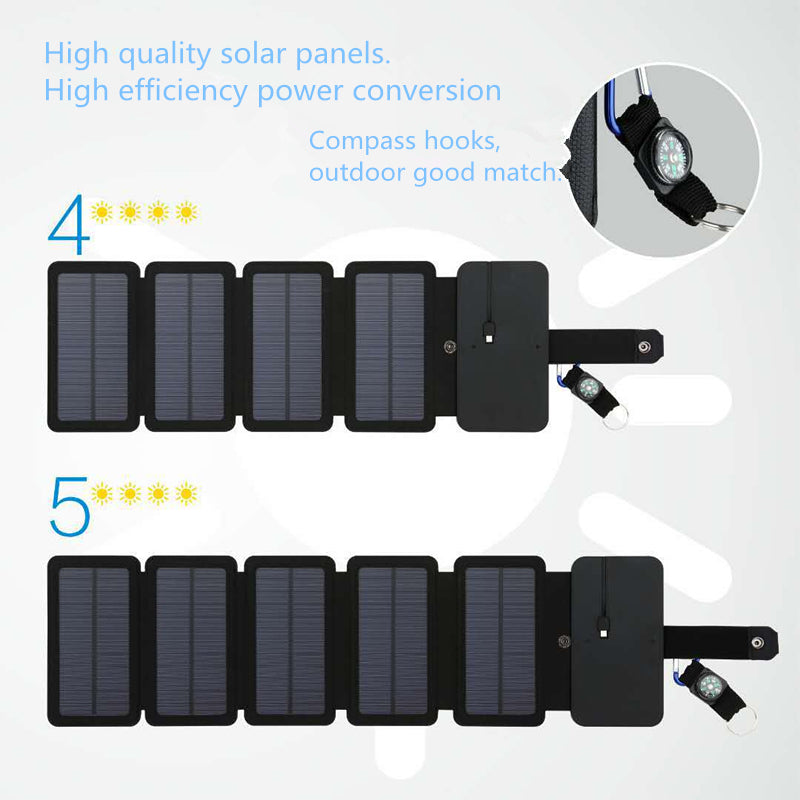Outdoor Folding Solar Panel Charger Portable 5V 2.1A USB Output Devices Camp Hiking Backpack Travel Power Supply For Smartphones What Else You Got?