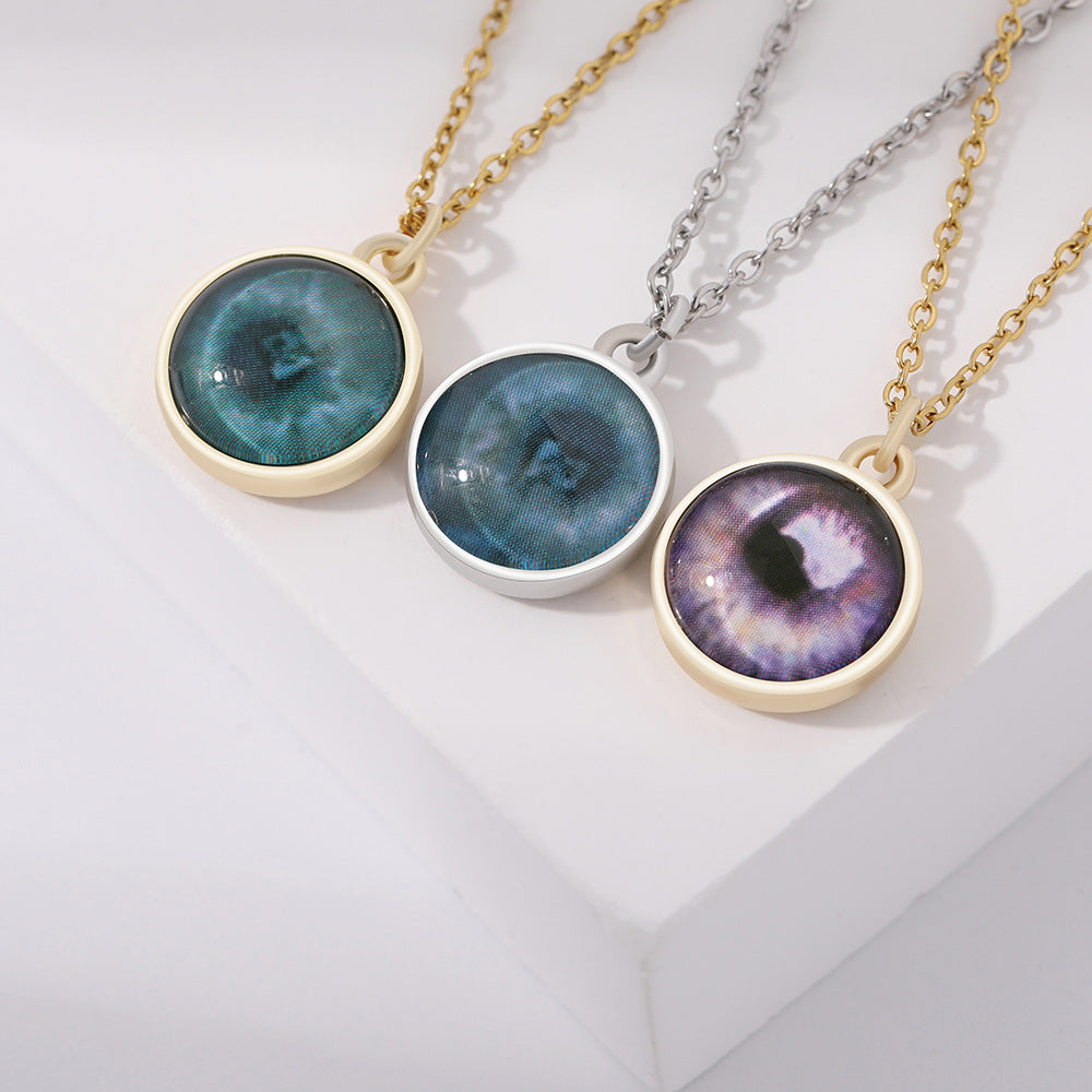 Custom Iris Necklace Add Eye Photo As A Unique Gift For Loved Ones What Else You Got?