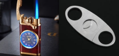 2‑in‑1 Watch Lighter – Real Dial Wristwatch with Windproof Blue Flame Torch (Refillable Butane What Else You Got?
