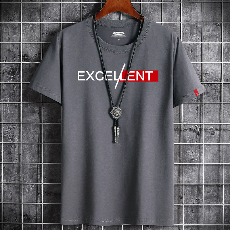 Cotton Summer Men's Short-sleeved T-shirt Bottoming Shirt Top Clothes For Men What Else You Got?