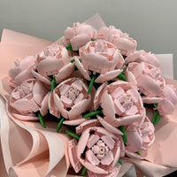 Elegant Christian Rose Bouquet Flower Pot - Perfect Gift for Her with Bible Verse