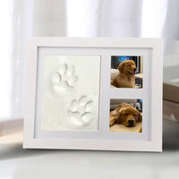 Paw Print Memories: Commemorative Pet Photo Frame Set