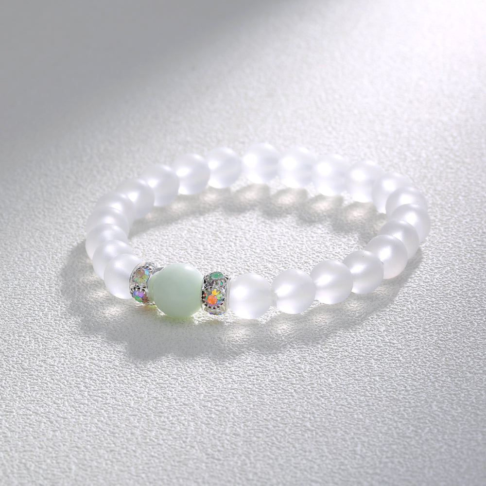 Blue Luminous Glass Bead Bracelet – Glow‑in‑the‑Dark Fashion Jewelry What Else You Got?