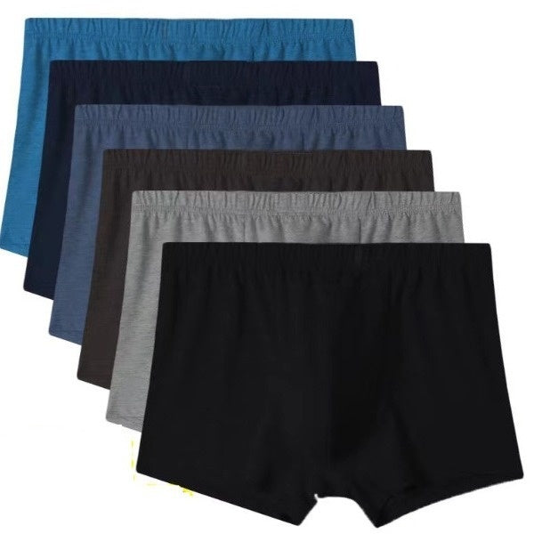 Comfortable Wholesale Men's Cotton Boxer Briefs - Breathable & Mid-Rise for Middle-Aged & Older Gentlemen