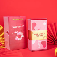 Joyful Surprise Explosion Box - Bouncing Gift Boxes for Birthday, Christmas & Anniversary - DIY Folding Paper Money Box