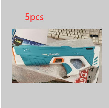 Summer Full Automatic Electric Water Gun Toy Induction Water Absorbing High-Tech Burst Water Gun Beach Outdoor Water Fight Toys What Else You Got?