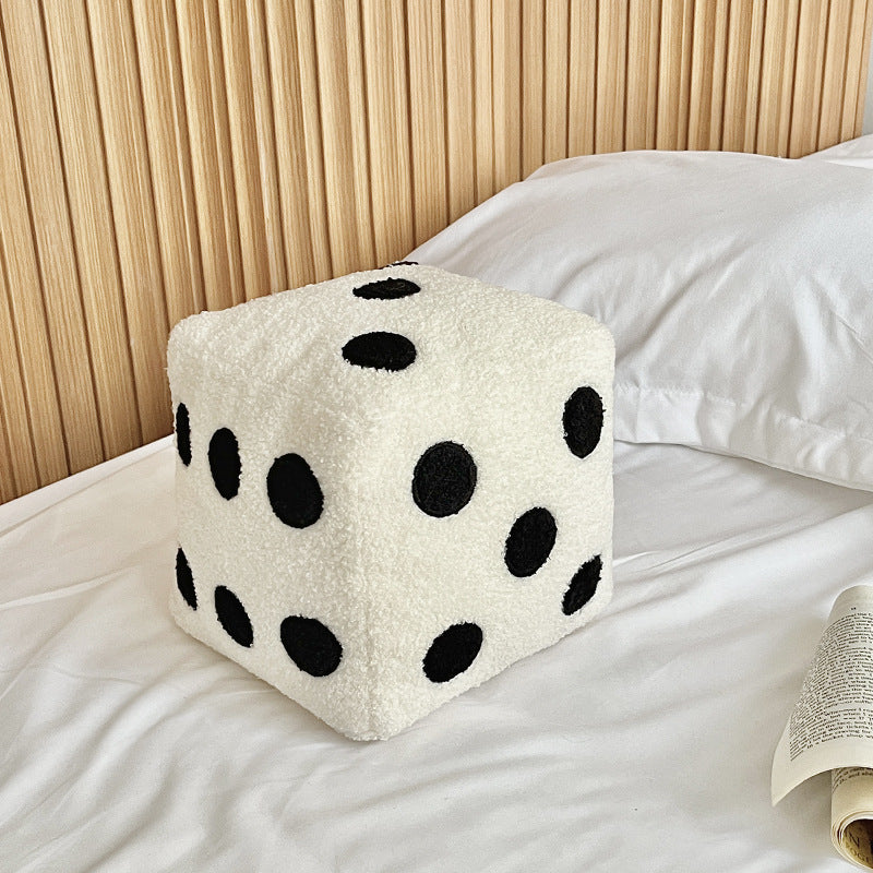 Simple Home Decoration Pillow Simulation Dice Plush Sofa Cushion What Else You Got?