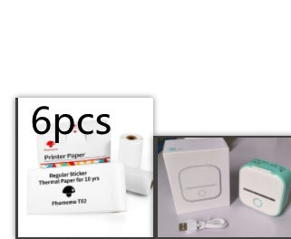 Portable Mini Thermal Label Printer Home Photo Printer Student Wrong Question Printer Bluetooth-compatible Mini Label Printer Price Tag What Else You Got?
