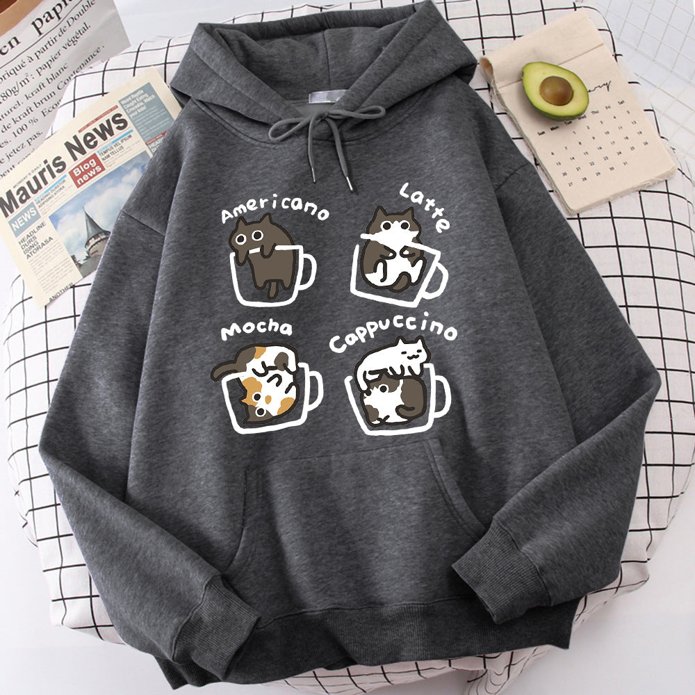 Casual Loose Pullover Hoodie – Multi‑Color Pattern Print Polyester Sweatshirt (XS–3XL) What Else You Got?