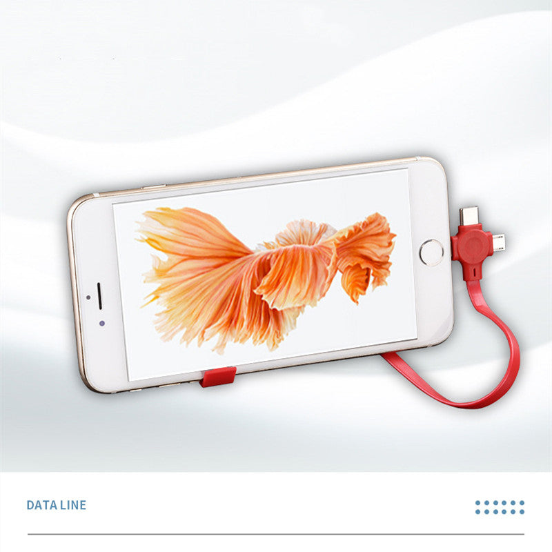 Macaron Telescopic Bracket Three-In-One Charging Cable What Else You Got?