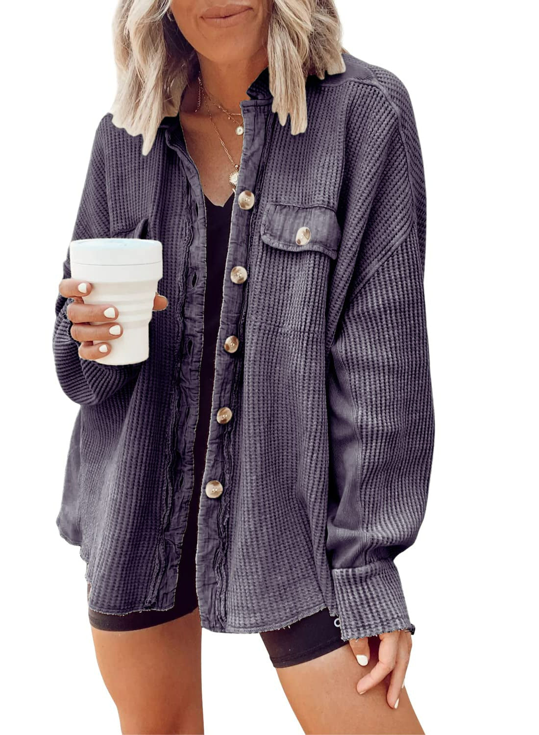 Women’s Button Shirt Jacket What Else You Got?