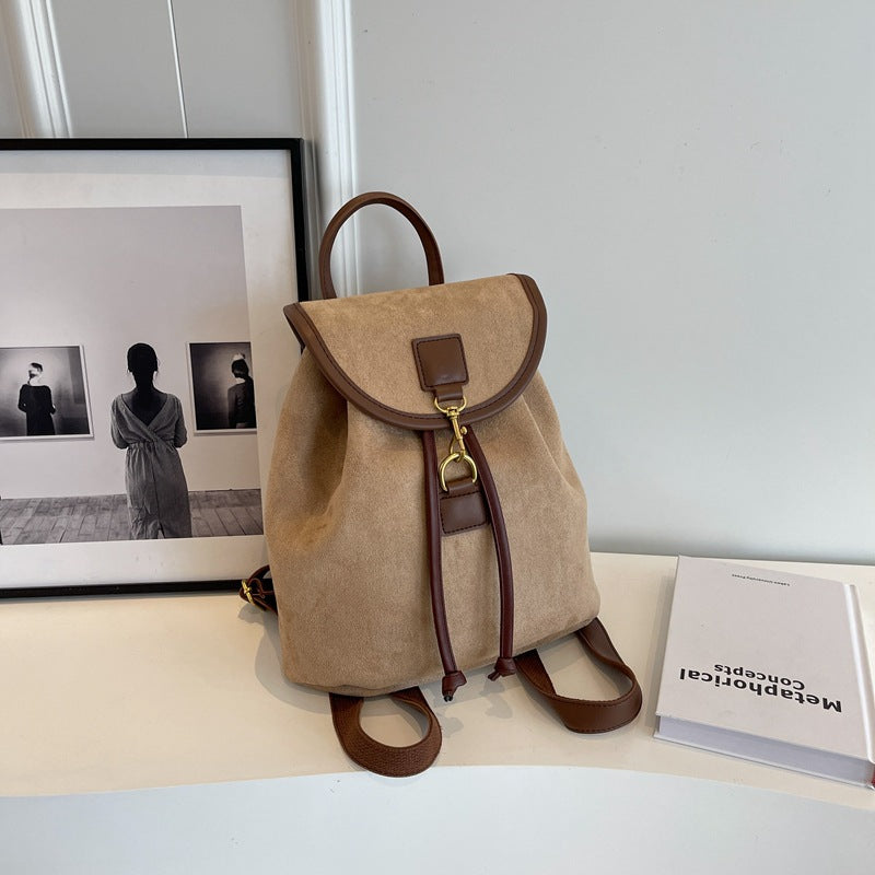 Suede‑Style Minimalist Women’s Backpack – Urban Casual PU Daypack What Else You Got?