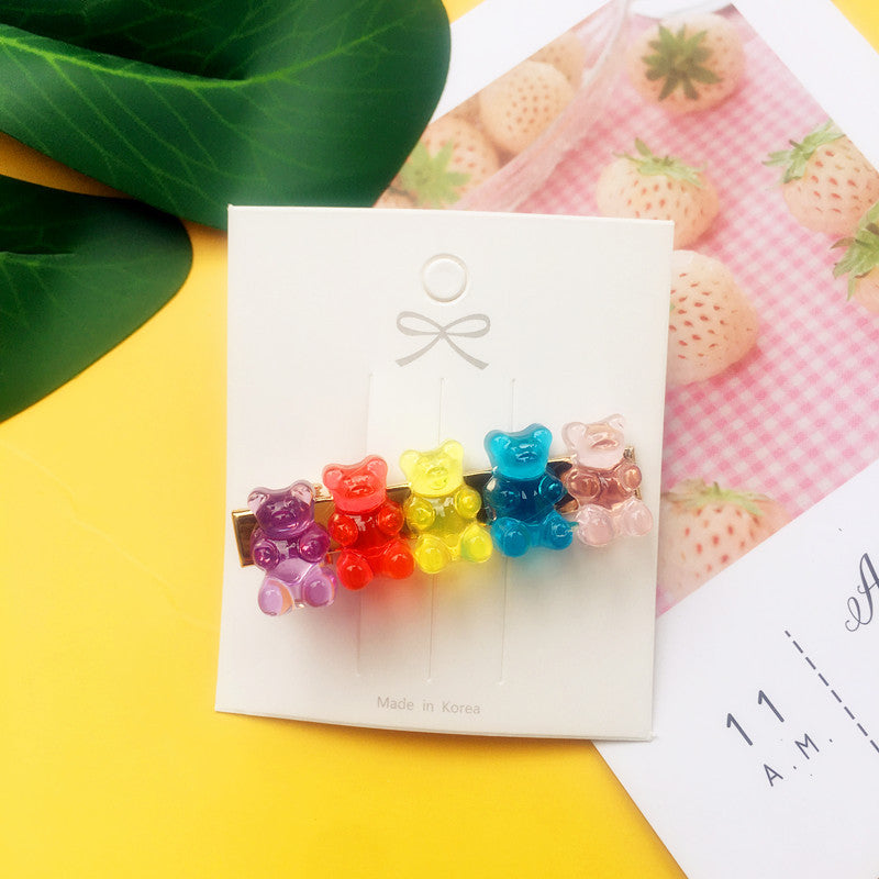 Acrylic Jelly Bear Candy Color Hair Clip What Else You Got?