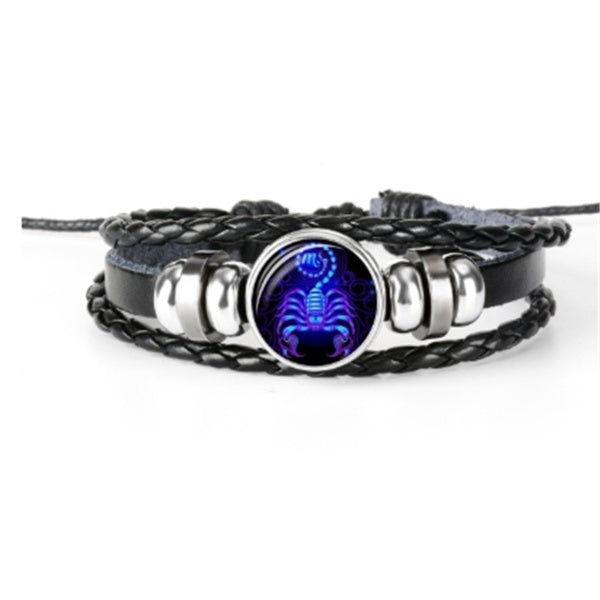 12 Zodiac Constellation Bracelet Luminous Braided Design Bracelet For Men Women Kids What Else You Got?