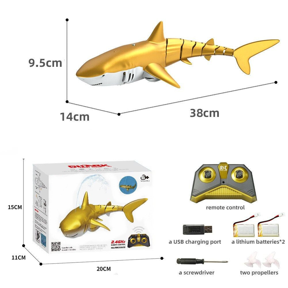 2.4G Remote Control Water Jet Shark Funny Water Spray Simulation Whale Animals Submarine Remote Control Fish What Else You Got?