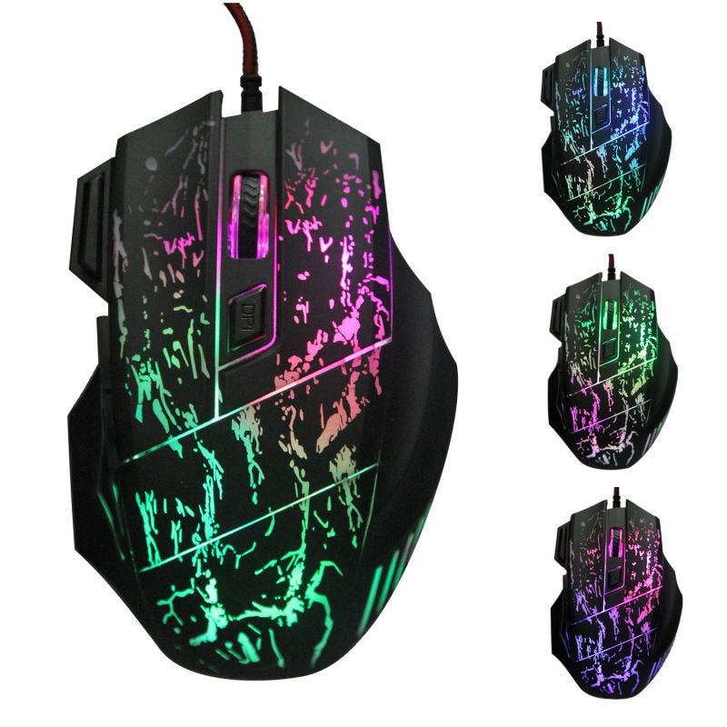 Gaming Mouse - Fast & Faithful - 1200DPI, Plug & Play, Energy-Saving Design