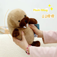 Cuddly Seal Plush Pillow - Soft & Comforting Christian Decor (35cm)