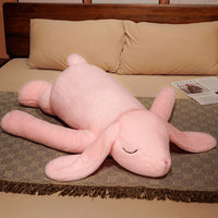 Ultra-Soft Bunny Leg Pillow – Oversized Rabbit Plush for Cozy Sleep & Cuddles (Pink, White, Brown, Gray)