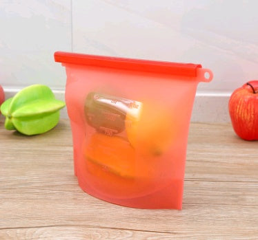 Silicone fresh-keeping bag vacuum sealed bag food  storage bag refrigerator food fruit storage bag What Else You Got?