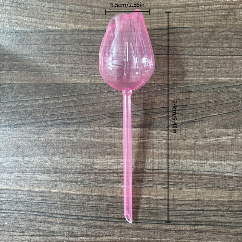 Pink Tulip Plant Watering Balls Suitable For Indoor And Outdoor Plants Automatic Plant Drippers Automatic Watering What Else You Got?