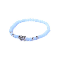 Glow-in-the-Dark Elephant Charm Bracelet – Vintage Wisdom & Strength Jewelry (Unisex)