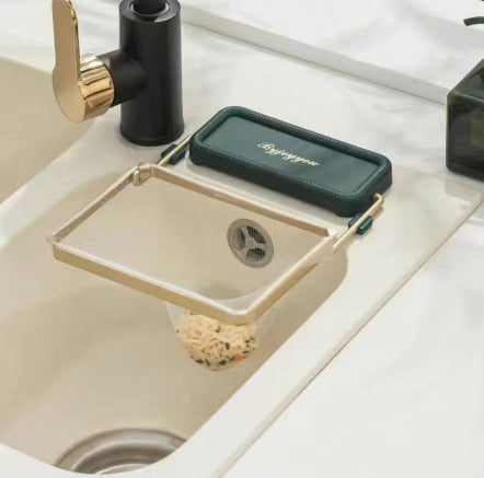 Kitchen Sink Filter Rack Suction Cup Disposable Leftover Leftovers Filter Pocket Kitchen Garbage Drain Rack Sink Strainer Kitchen Gadgets What Else You Got?
