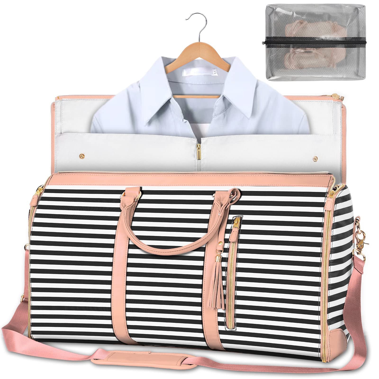 Large Capacity Travel Duffle Bag Women's Handbag Folding Suit Bag Waterproof Clothes Totes What Else You Got?