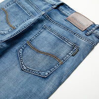 Summer Stretch Denim Shorts Mens Capri Pants