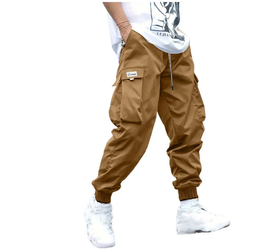Multi-pocket Cargo Pants Men's Casual Hip-Hop Drawstring Trousers Outdoor Streetwear Sports Pant What Else You Got?