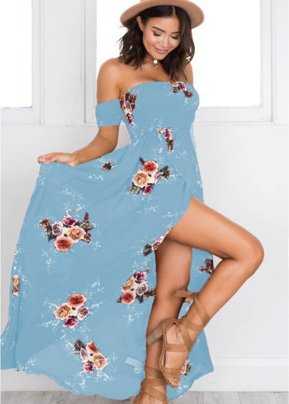 Boho style long dress women Off shoulder beach summer dresses What Else You Got?