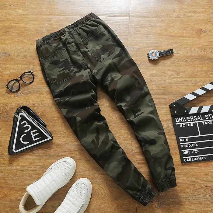 Men's Camouflage Cargo Pants – Tapered Jogger Style