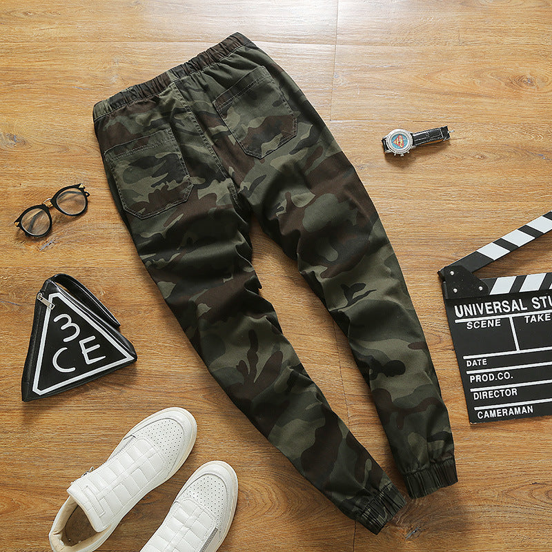 Men's Camouflage Cargo Pants – Tapered Jogger Style