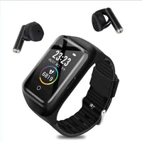 2-in-1 Bluetooth Headset Smart Watch: Wireless Fitness Tracker with 1.4