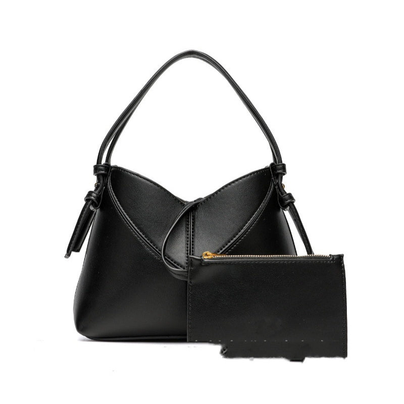 Retro Oval Crossbody Bag – Minimalist PU Shoulder Purse for Everyday Wear