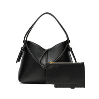 Retro Oval Crossbody Bag – Minimalist PU Shoulder Purse for Everyday Wear