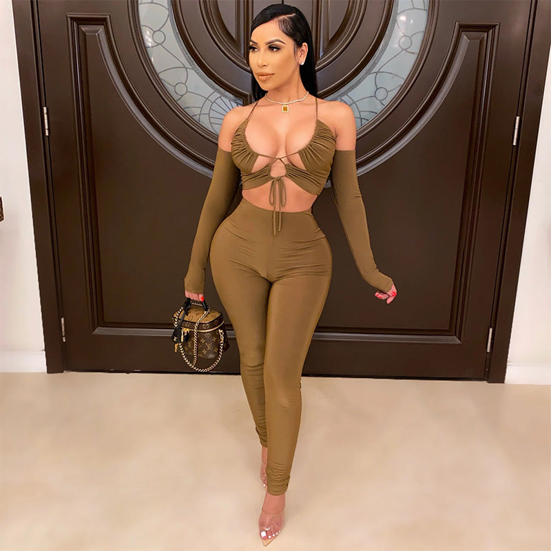 Outfit With Long Sleeves And Strapless Straps What Else You Got?