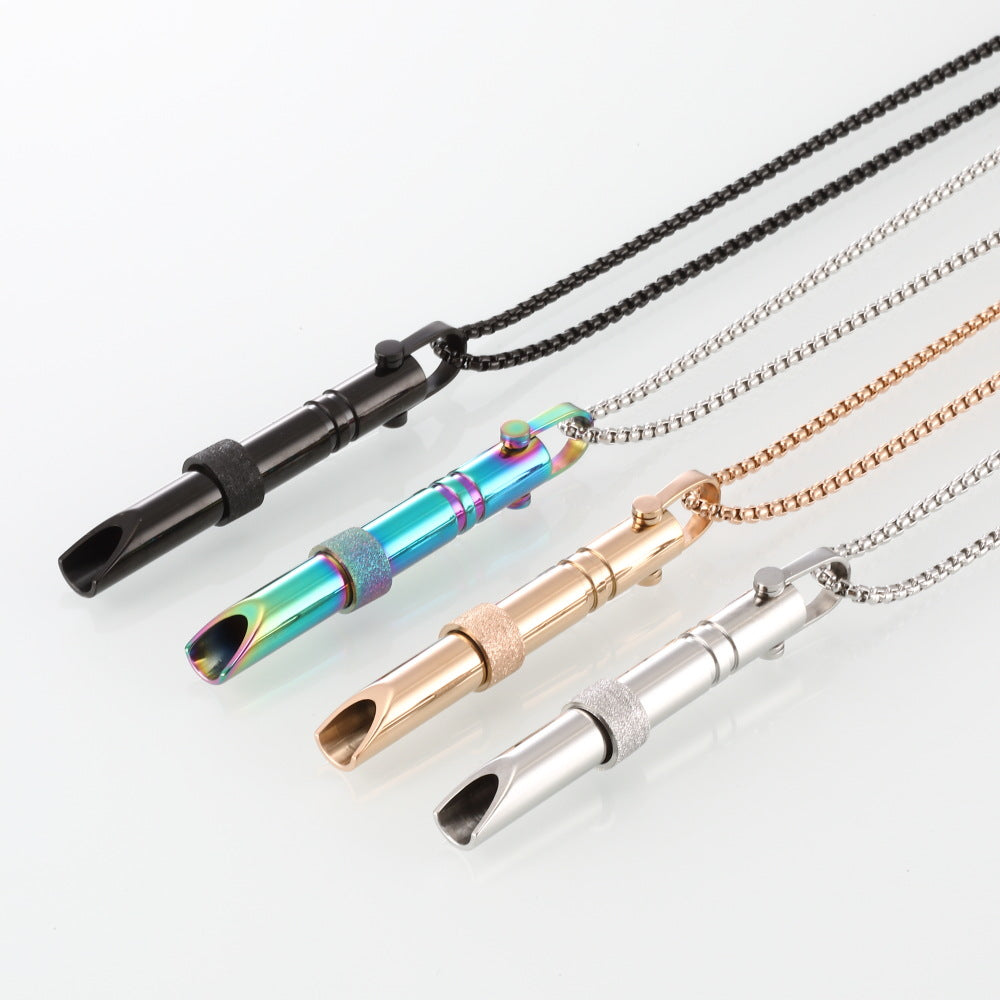Couple Stainless Steel Mindfulness Necklace For Women Men Anxiety Relief Pendant Stress Panic Attack Relief Meditation What Else You Got?