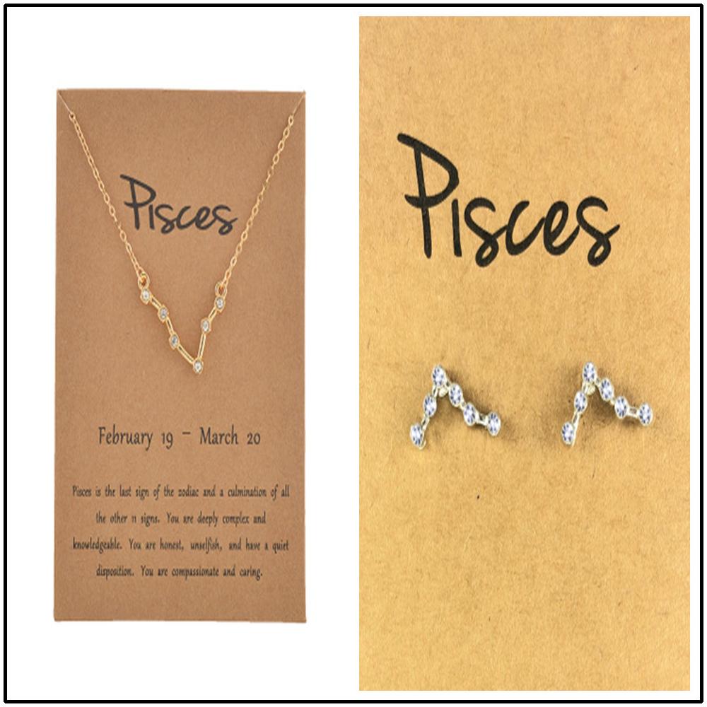 New Diamond Zodiac Bracelet and Earring Set What Else You Got?