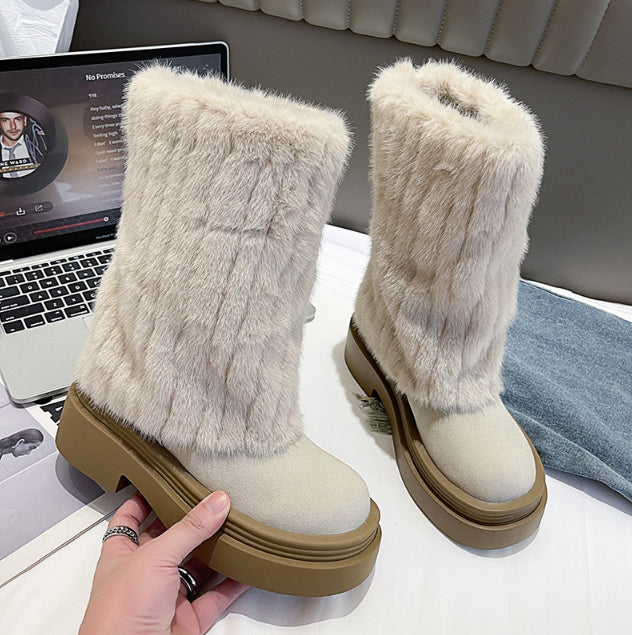 Winter Long Women's Fur Snow Boots What Else You Got?