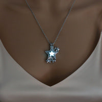 Radiant Faith Hip-Hop Rock Star Glow Necklace - Glows in the Dark - Christian Jewelry