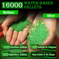 Starfire XL Day & Night Blaster Toy Gun - 15,000 Gellets, 250 FPS, Glow-in-Dark Fun - Perfect Gift for Ages 14+