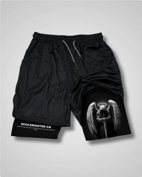 Elegant 3D Printed Beach Shorts - Double-Layer Comfort & Style for Summer