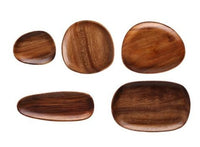 Acacia Wood Snack Plate – Hand-Polished Serving Tray
