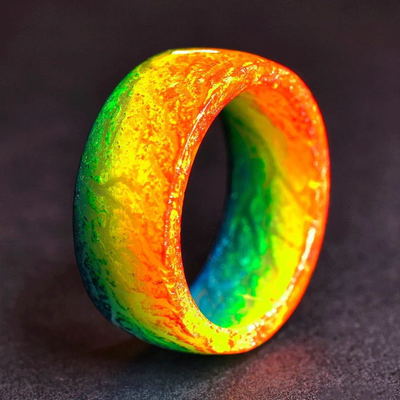 New Design Luminous Purple Blue Ring Glowing In The Dark Wedding Engagement Rings For Women Men Jewelry What Else You Got?
