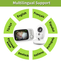 Christian Baby Monitor with Two-Way Talk & Worship Music Player - 3.2