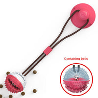 Self-Play Tug Toy for Dogs – Suction Cup Chew Ball for Energy & Teeth Cleaning | Interactive Pet Toy